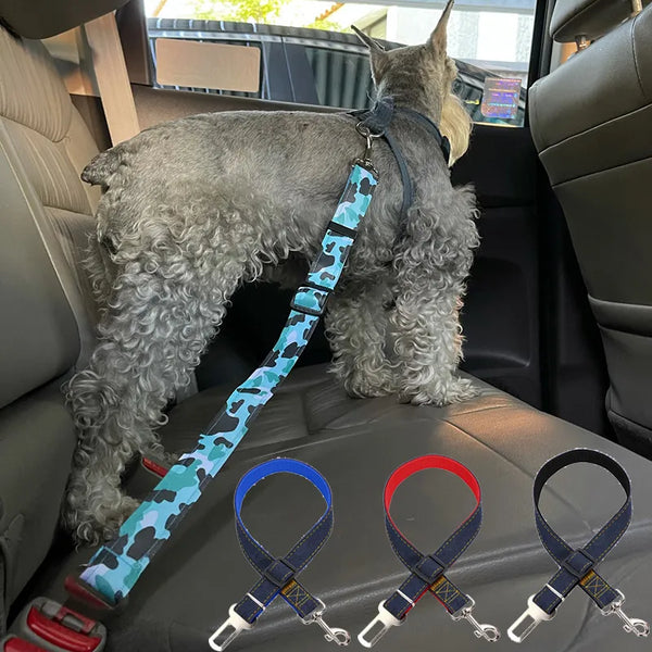 SHOPETS Nylon Adjustable Puppy Dog Car Seat Belt for Pet Vehicle Safety