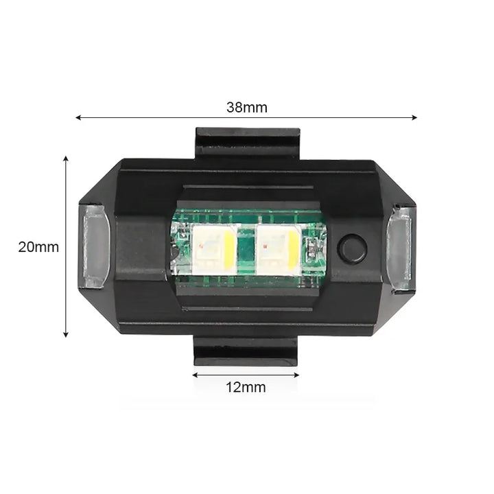 Pets-Shop. Black compact electronic chip with two white squares in the center and dimension labels: 38mm, 20mm, and 12mm. Shopets-Amazon.