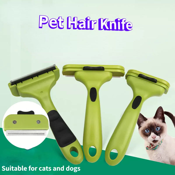 SHOPETS Cat Comb Brush: Pet Hair Remover for Grooming and Cleaning