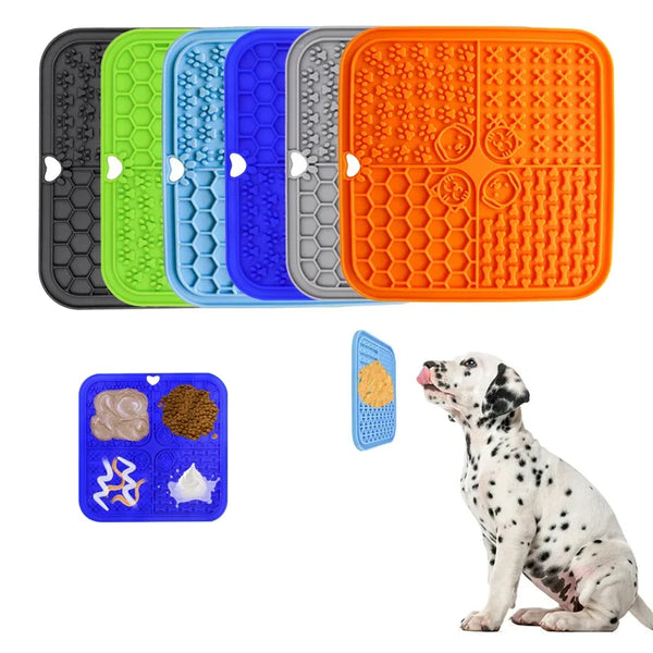 SHOPETS Dog Lick Mat Silicone Slow Feeding Mat for Pets