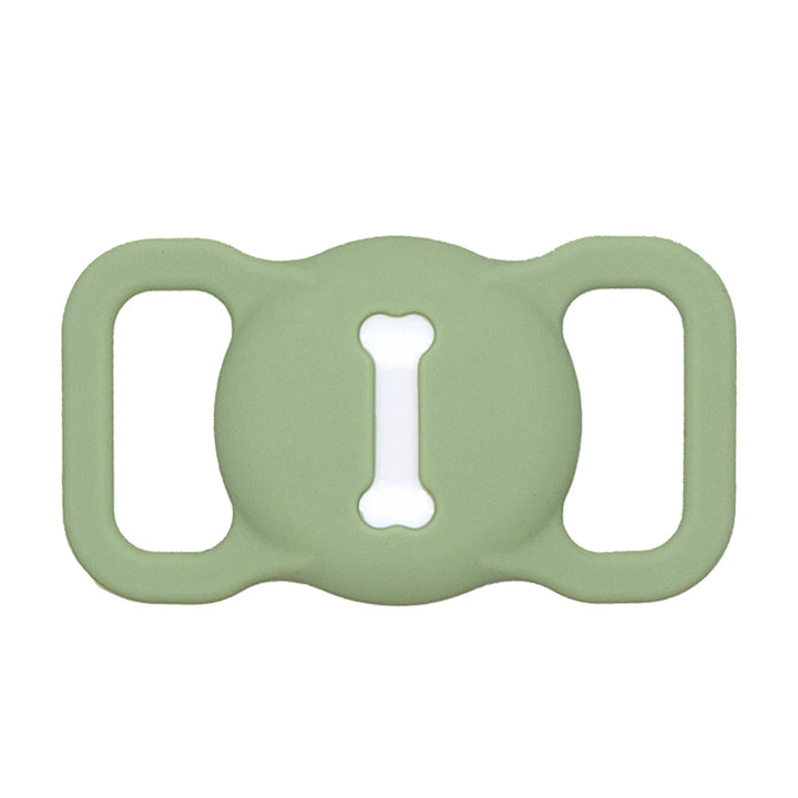 Pets-Shop. A green bone-shaped silicone pet feeding mat. Shopets-Amazon.