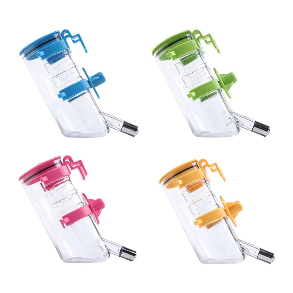 SHOPETS Pet Water Dispenser - Easy Installation Dog Bottle, Non-drip Drinker for Pets, Leak-proof Cage Suspended Design