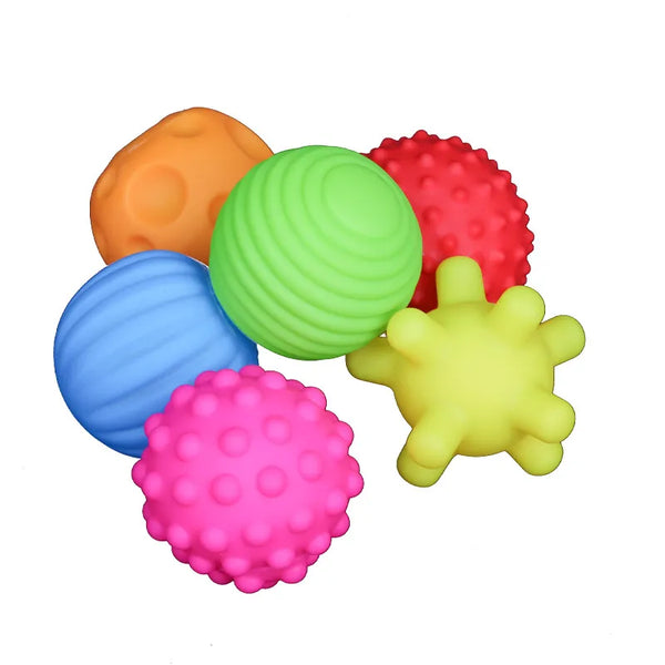 SHOPETS Dog Sensory Ball Toy for Textured Hand Touch - Soft Massage Ball for Dogs