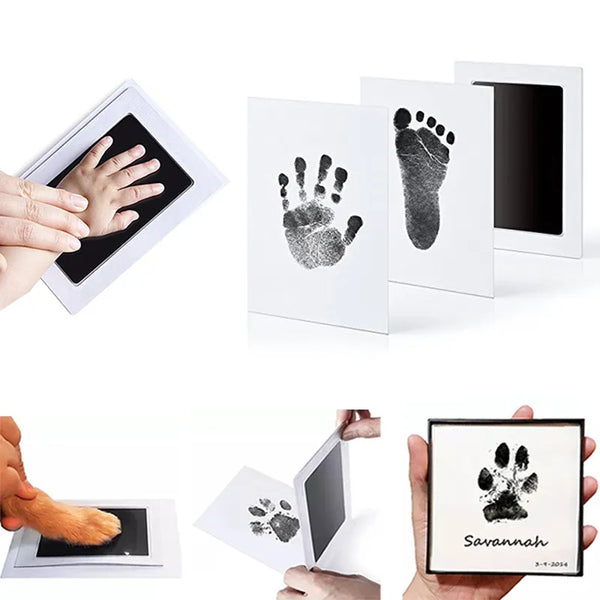 SHOPETS Handprint Pad: Non-toxic, Safe, Ink-free Pet and Baby Footprint Printing Pad