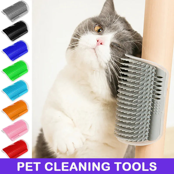 SHOPETS Pet Comb with Removable Cat Corner Scratching Rubbing Brush